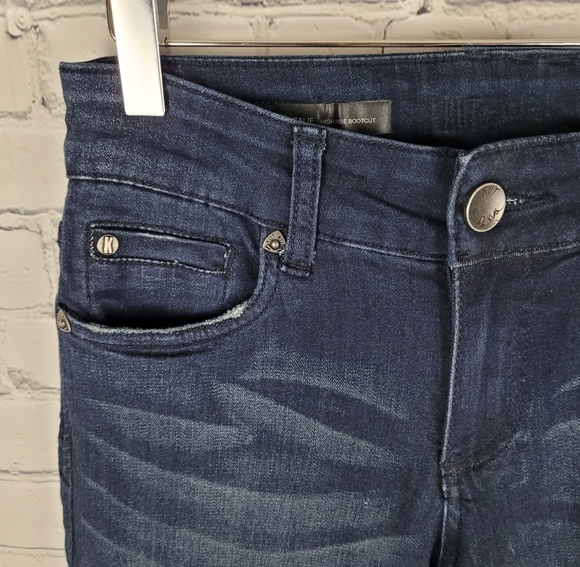 KUT FROM THE KLOTH | Natalie High Rise Boot cut dark wash jeans - Picture 3 of 8